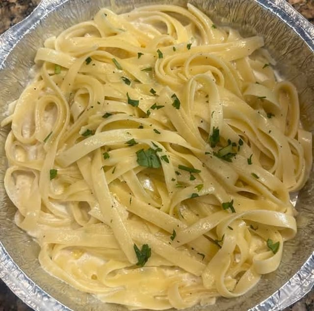 Fettuccine Alfredo.