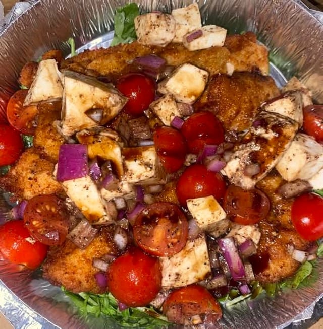 Chicken Caprese.